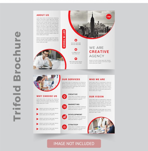 Professional trifold brochure design