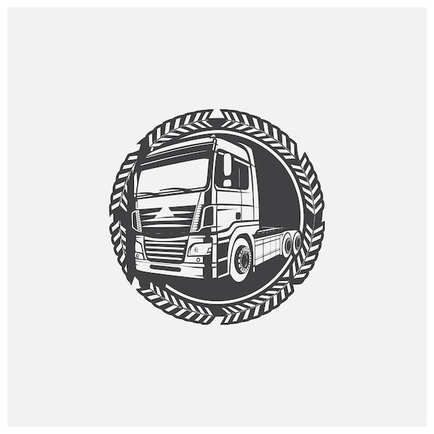 Professional Trucking Company Emblem