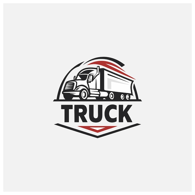professional trucking company emblem