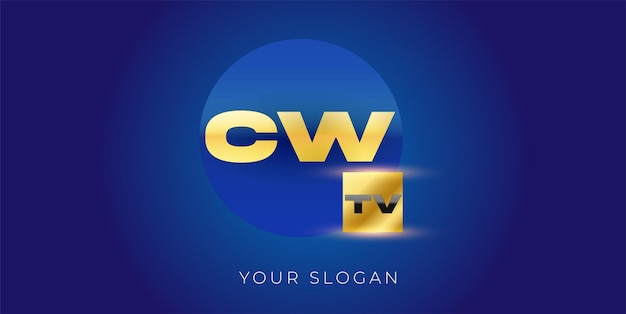 Professional tv channel logo design template