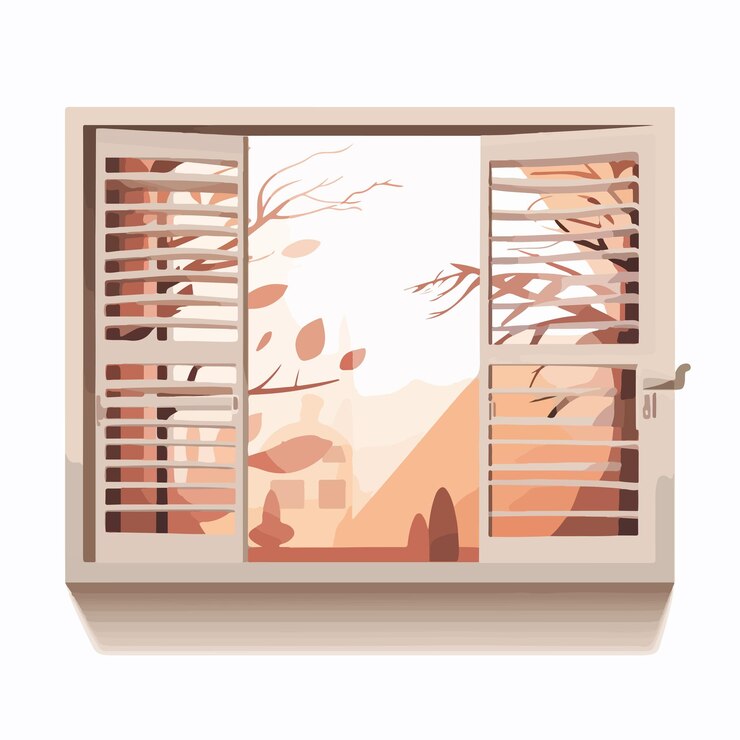 Vector professional window shadows overlay for product presentations