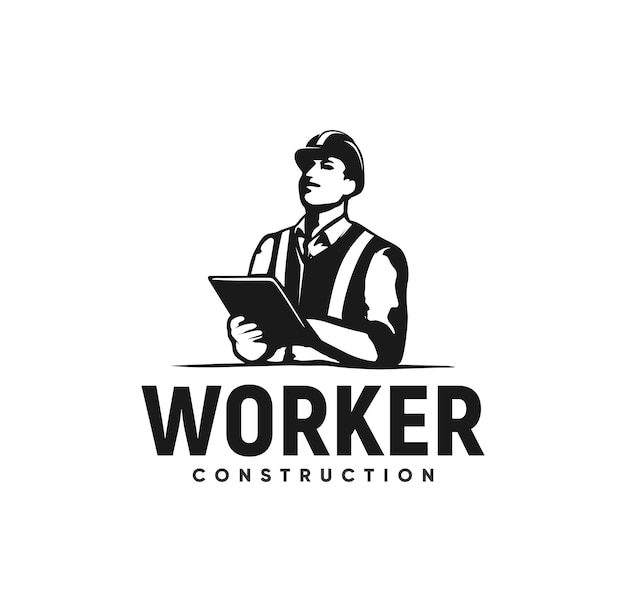 professional worker Construction logo design