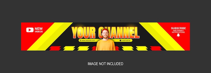 Vector プロフェッショナルなyoutubeバナーカバーソーシャルメディアテンプレート