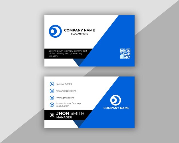 professionallooking business card design