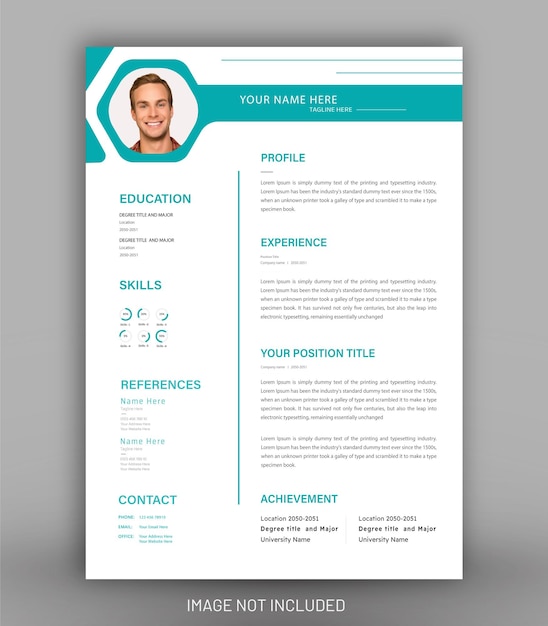 Professioneel CV CV-ontwerp