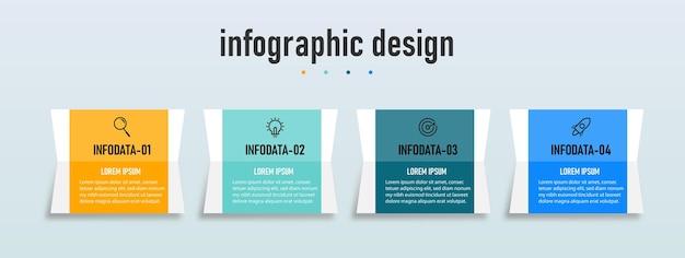 Professioneel infographics-ontwerpelement