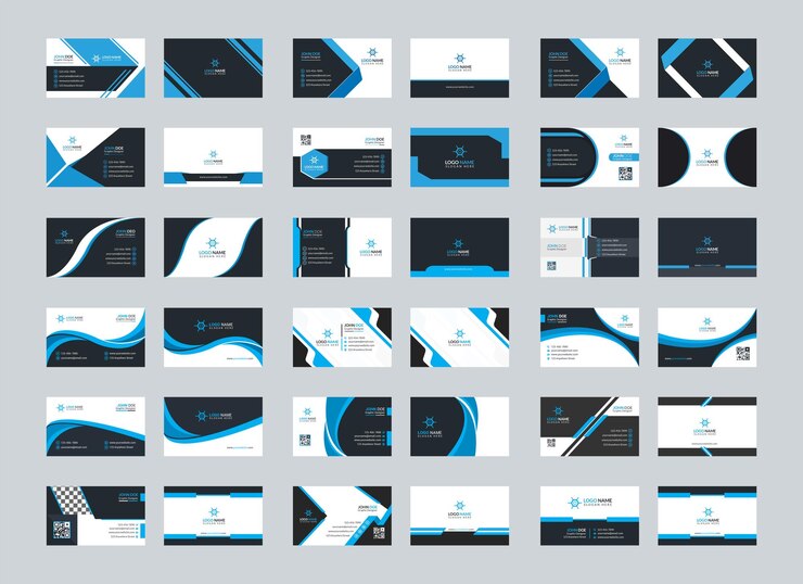 Vector professionele ontwerpsjabloon voor visitekaartjes
