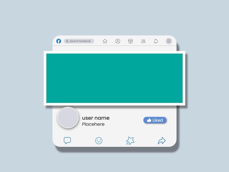 Vector professionele social media cover mockup ontwerpen
