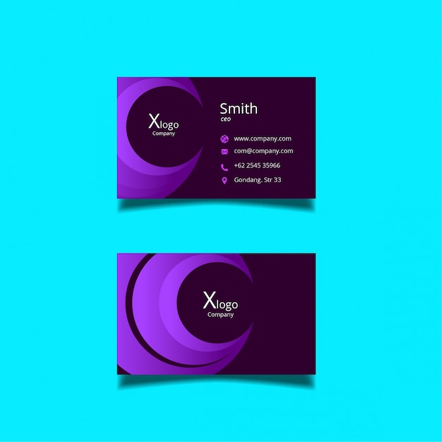 Proffesional Name Card Template