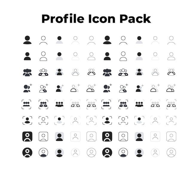 プロフィール アイコン パック