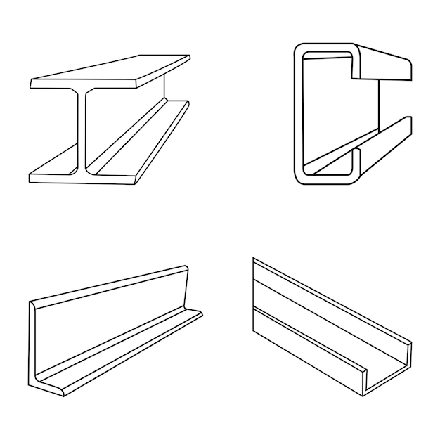 ベクトル プロファイル鋼のアイコン ベクトル イラスト デザイン