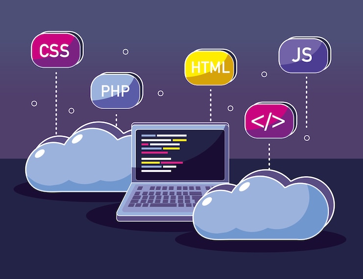 Vector program coding concept
