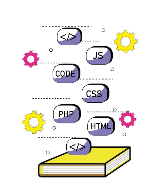 Vector program coding concept