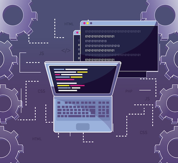 Vector programma codering concept