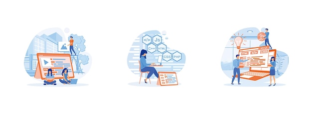 Programmer and coding website or app Project engineer Software programming Engineer