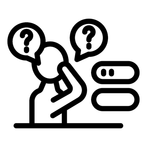 programmer thinking about solution finding bug fixing code error