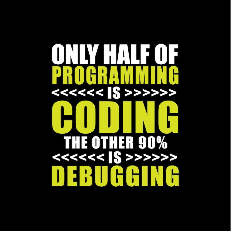 Vector programmeren is coderen t-shirt design
