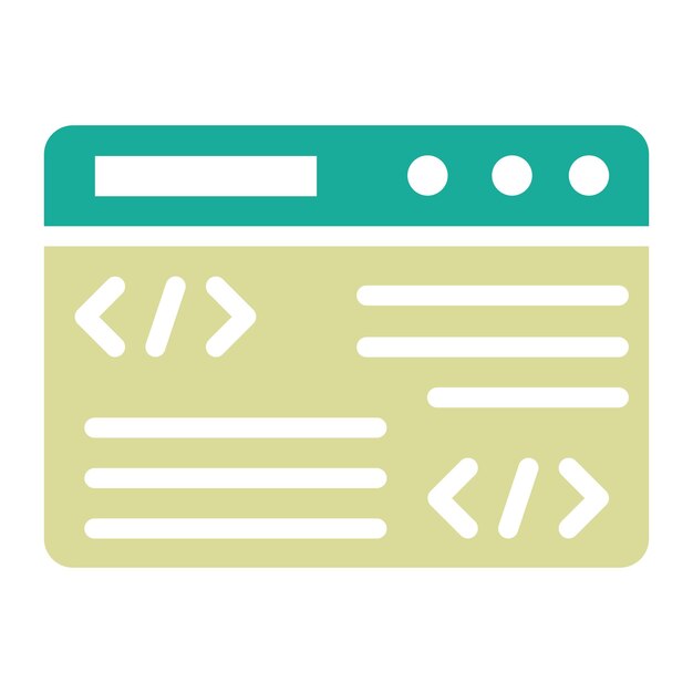 Programmering vector icoontje illustratie van SEO en SEM icoonset