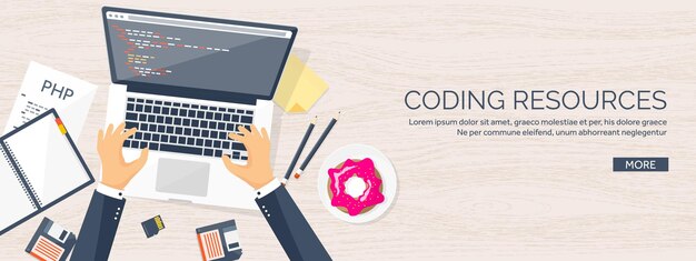 プログラミングとコーディング フラットコンピューティング バックグラウンドコード ハードウェア ソフトウェア ウェブ開発 SEO 検索