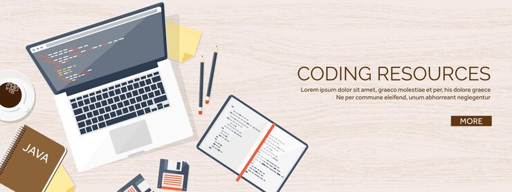 Vector programming and coding flat computing background code hardware software web development seo search