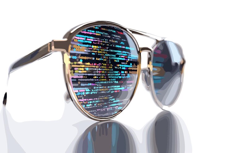 Vector programming coding programmer 3d illustration