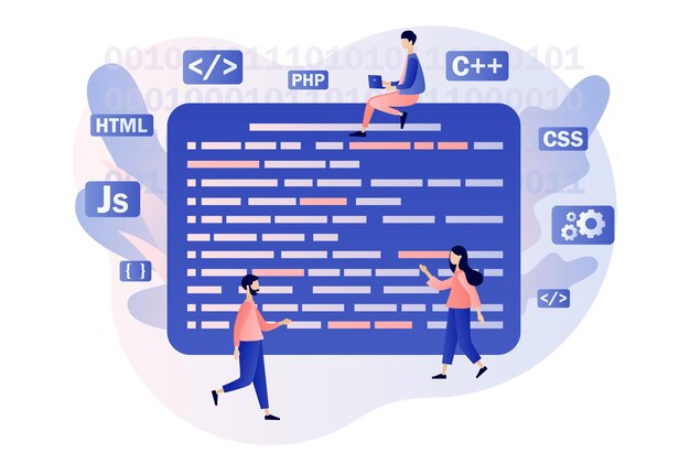 Code Program Vectors & Illustrations for Free Download