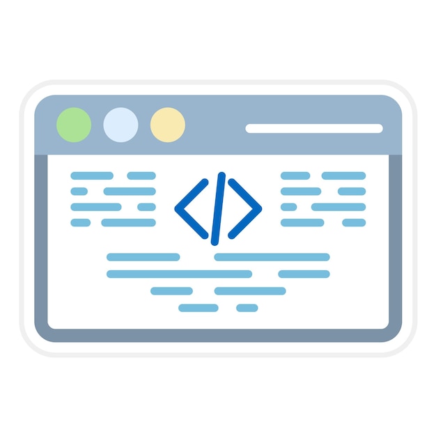 Икона векторного изображения языка программирования может использоваться для больших данных
