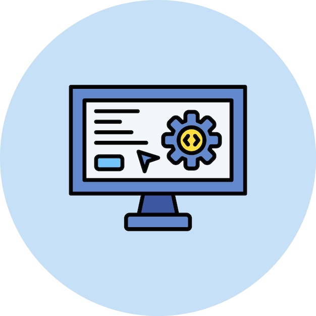 Programming Settings icon vector image Can be used for SEO and SEM