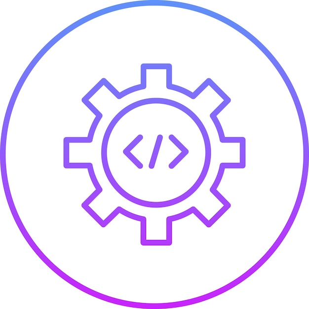 Programming Settings vector icoon illustratie van SEO en SEM icoon set