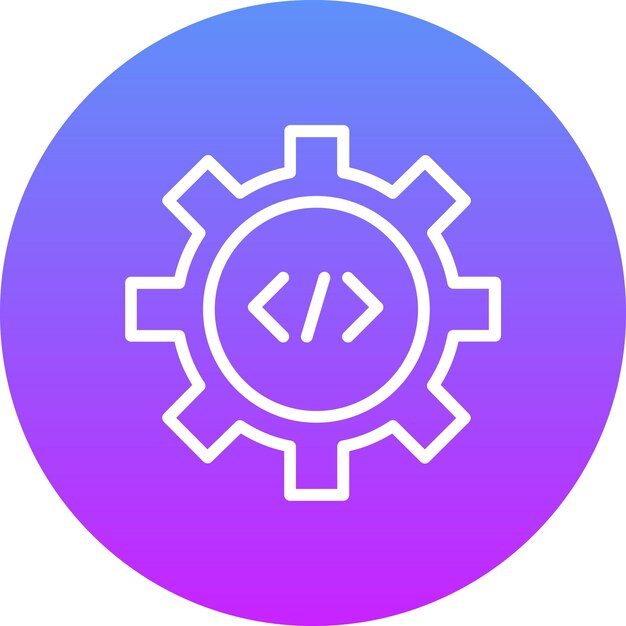 Programming Settings vector icoon illustratie van SEO en SEM icoon set