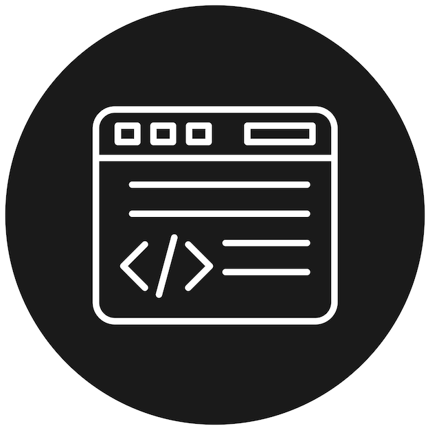programming vector icon can be used for computer programming iconset