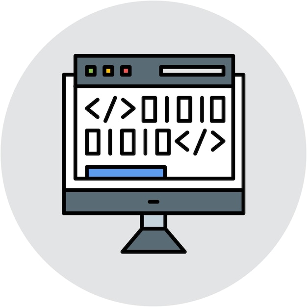 Vector programming vector illustration style