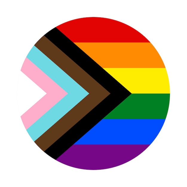 Vector progress pride flag progress pride rainbow flags lgbtq flag