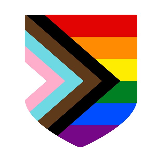 Vector progress pride flag progress pride rainbow flags lgbtq flag