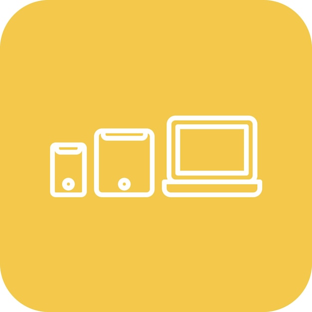 プログレッシブエンハンスメントアイコンのベクトル画像をUXとUIに使用できます