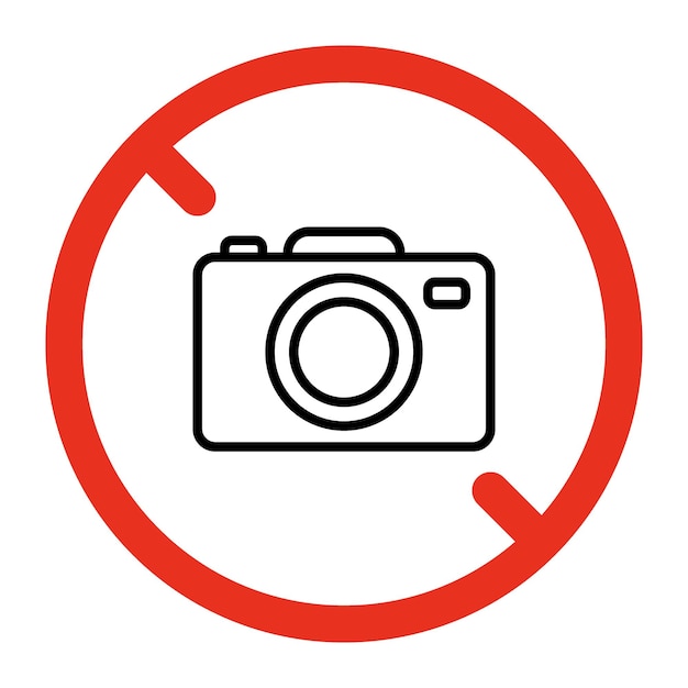 금지된 사진 카메라 카메라 표지판에 촬영을 금지된 사진 촬영 표지판  ⁇ 터 표지판