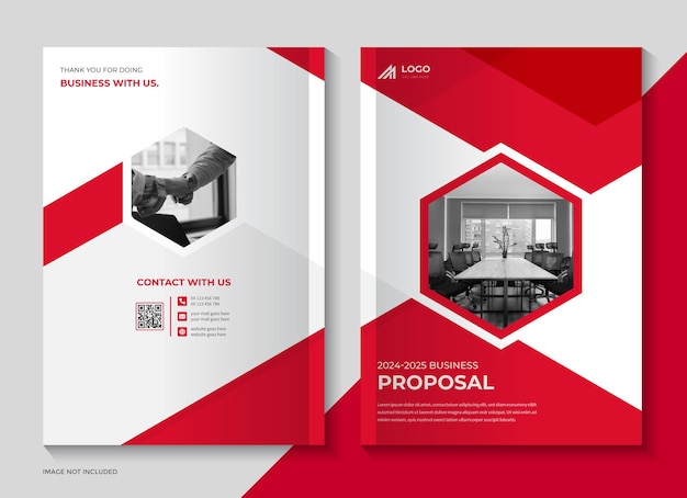 Project case study cover brochure cover or annual report and company profile cover or booklet cover