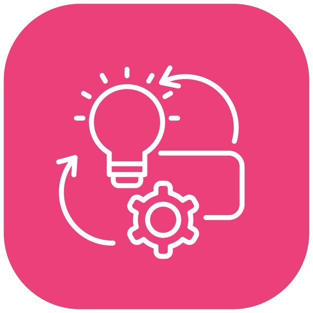 project implementation vector illustration style