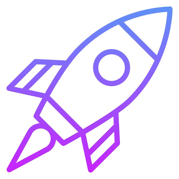 Project Launch vector icoontje illustratie van Marketing icoonset