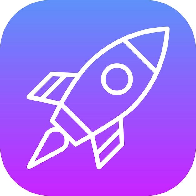 Project Launch vector icoontje illustratie van Marketing icoonset