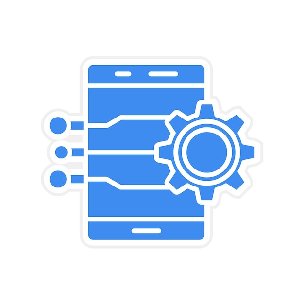 project management app icon vector image can be used for home based business