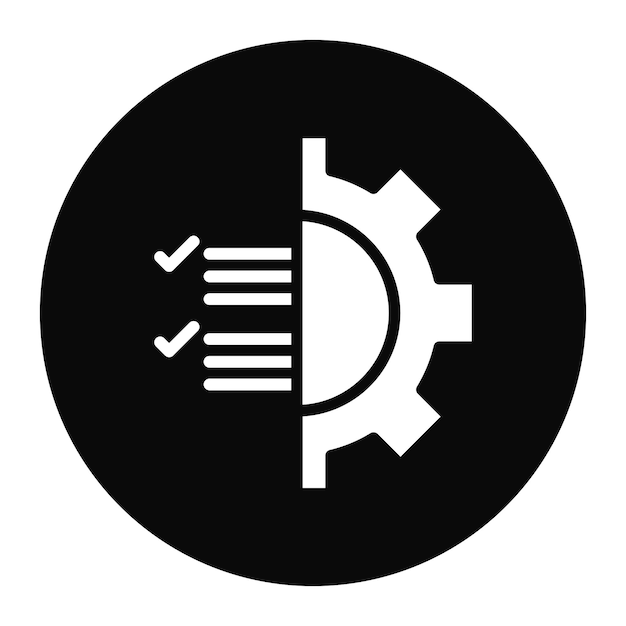 Project Management icoon vector afbeelding Kan worden gebruikt voor Game Development