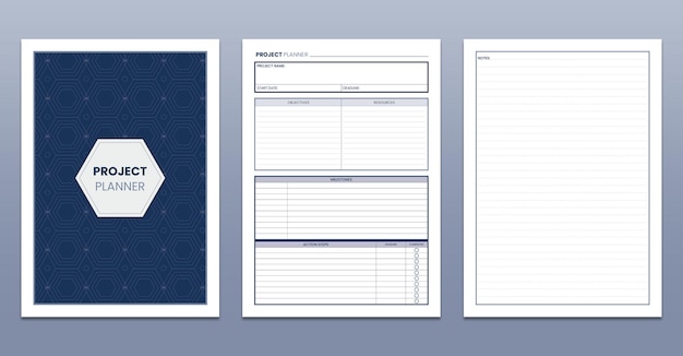 Project Planner Printable Template