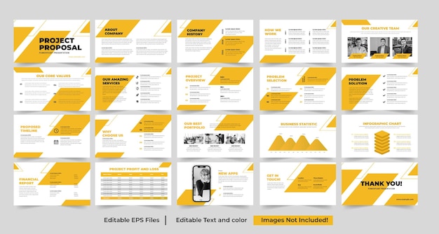 Project Proposal PowerPoint Presentation Template and Project Proposal Presentation