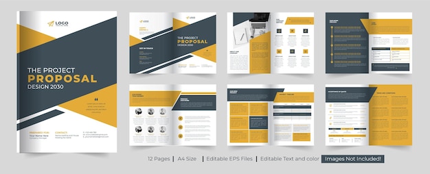 Project Proposal Template and Business Proposal Template Design