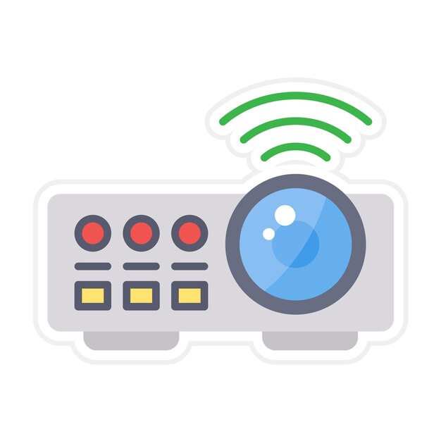 Projector vector icon Can be used for Electronic Devices iconset