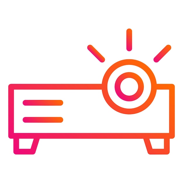 Projector Vector Icon Design Illustratie
