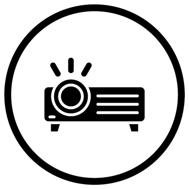 Projector Vector Icon Design Illustratie