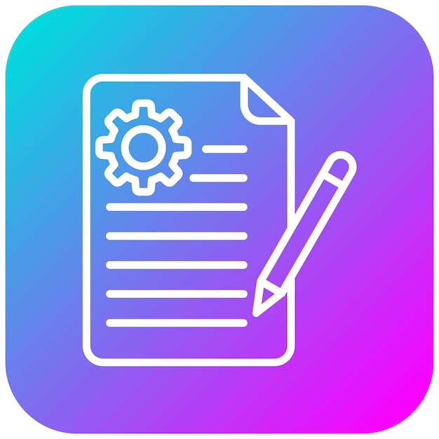 Projectplan vector icoontje Kan worden gebruikt voor Computer Programming icoonset