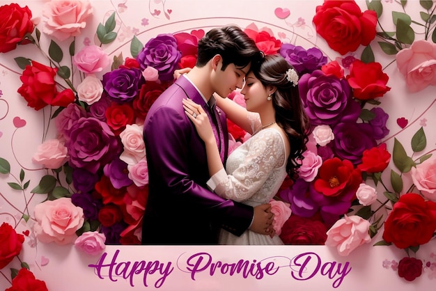 Vector promise day social media post banner design